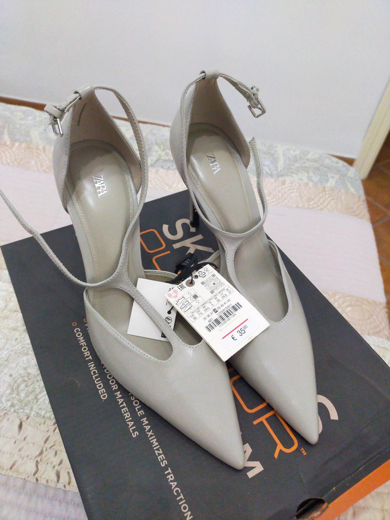 Zapatos tacón zara 